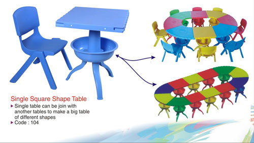 Single-Square-Shape-Table